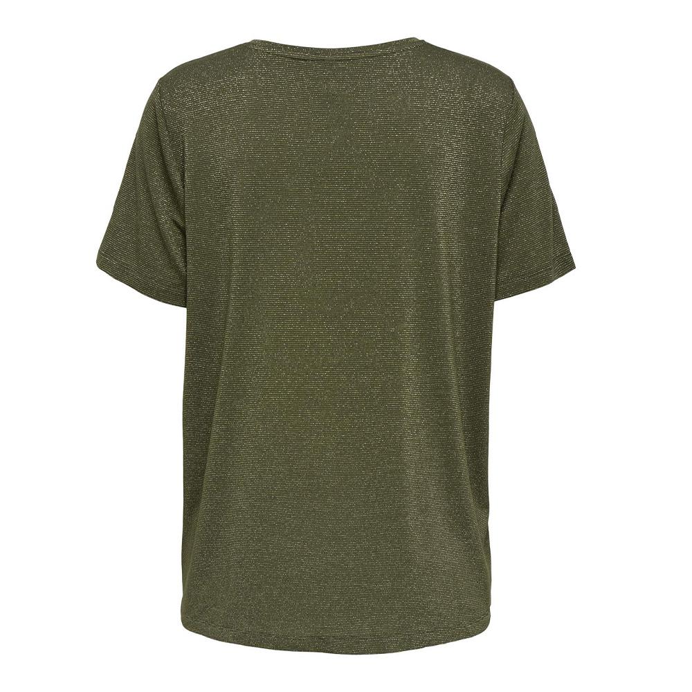 Camiseta Only Harly Khaki para mujer ver 2