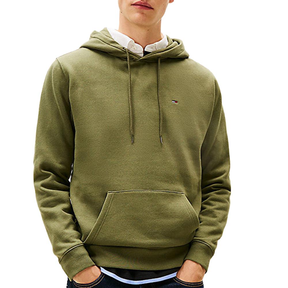 Sweat Kaki Homme Tommy Hilfiger Tjm Reg S Flag pas cher