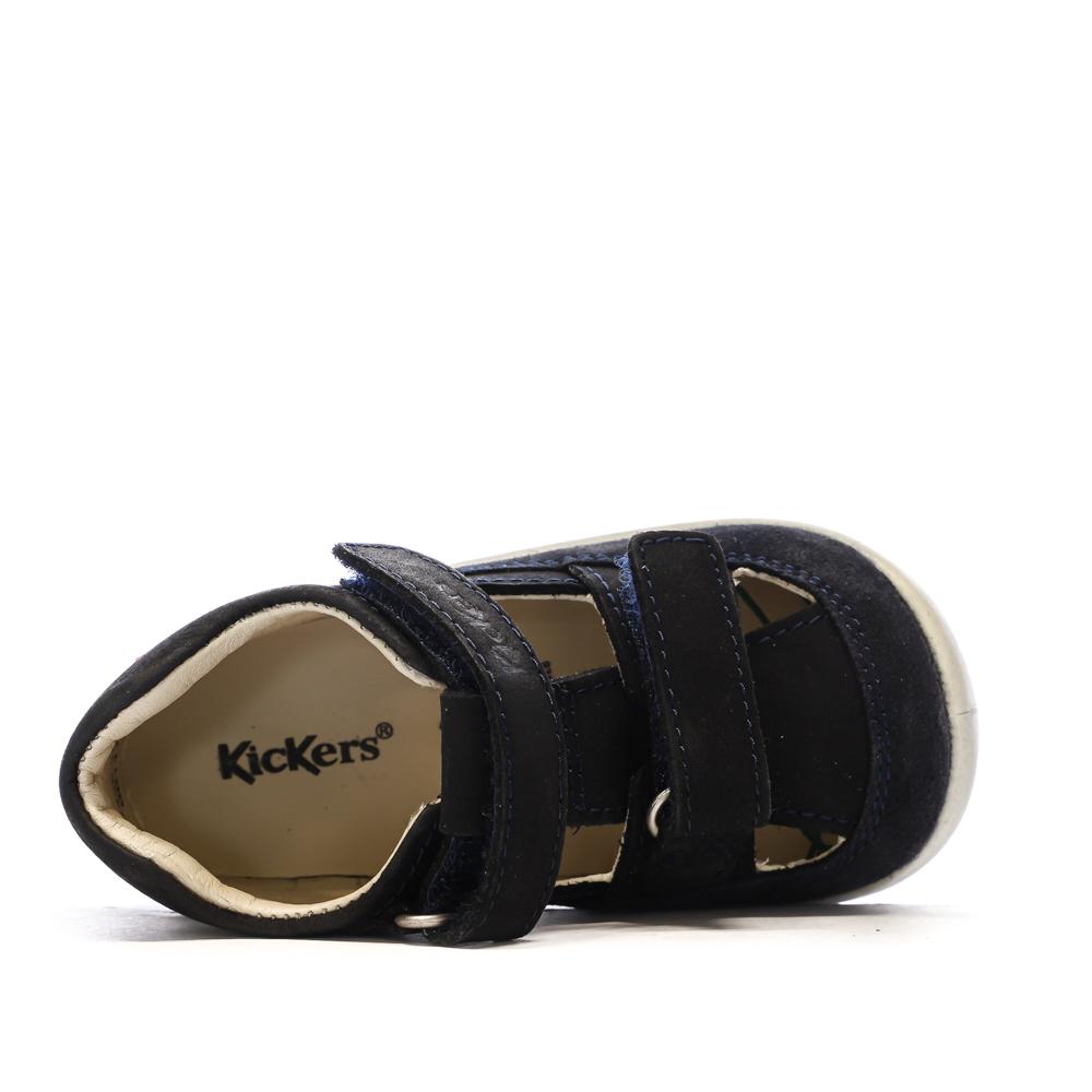 Kickers Salome Sandalias Niño Azul Marino ver 4