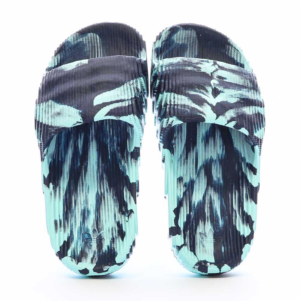 Claquettes Marine/Turquoise Femme Adidas Adilette 22 vue 3