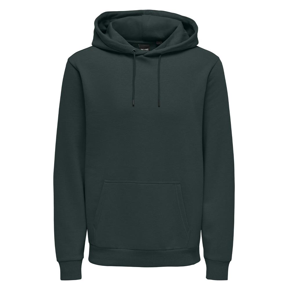 Grünes Herren-Kapuzensweatshirt von Only & Sons Ceres günstig