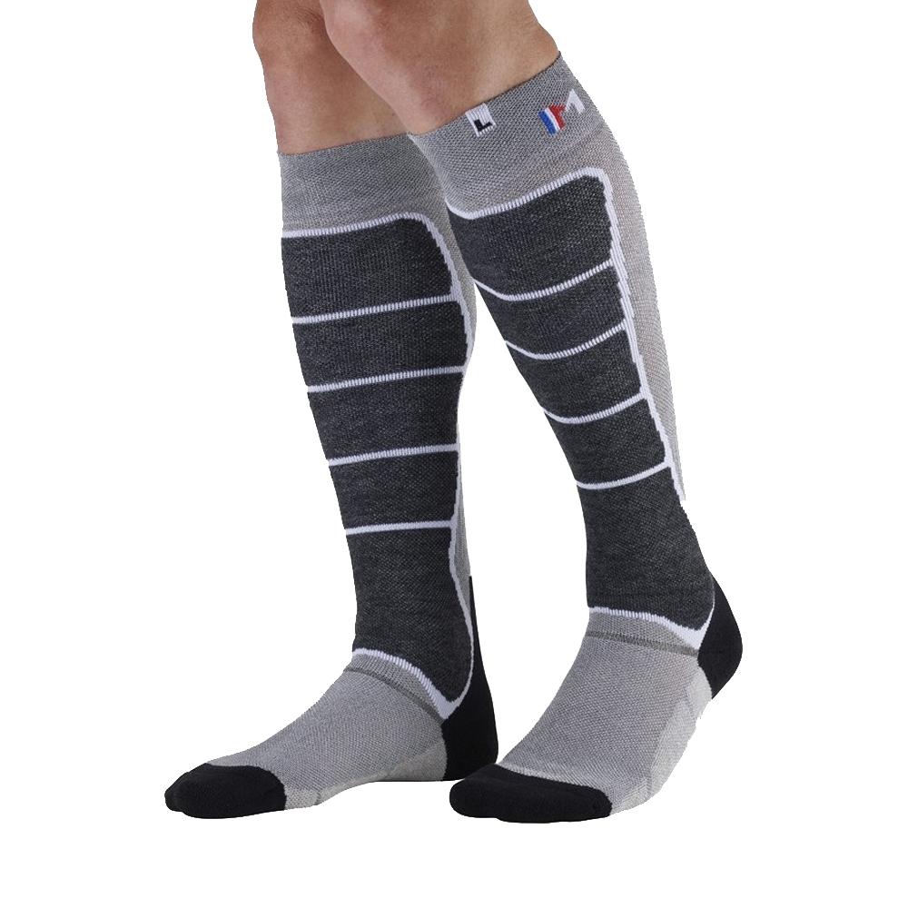 X1 Paar Socken Schwarz/Grau Unisex Monnet Fusion Nostatex günstig