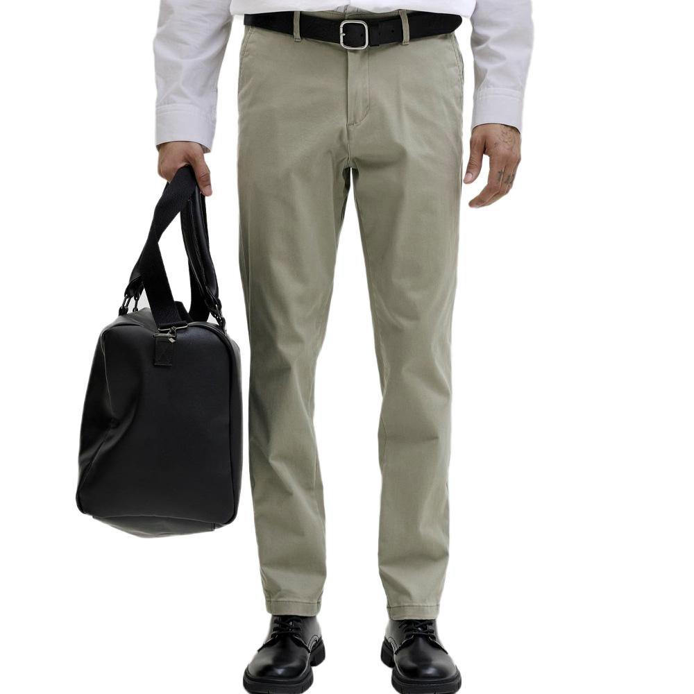 Pantalones chinos Jack &amp; Jones Barret, caqui claro, para hombre barato