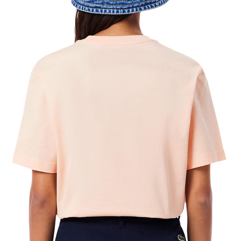Lacoste Damen-T-Shirt in Hellorange TF7215 Ansicht 2