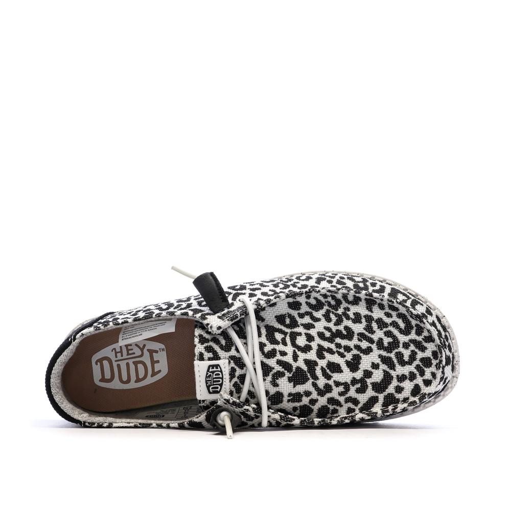 Hey Dude Blackgrey Women’s Black/White Shoes Photo of the Espace des Marques %store% store - view of %key%