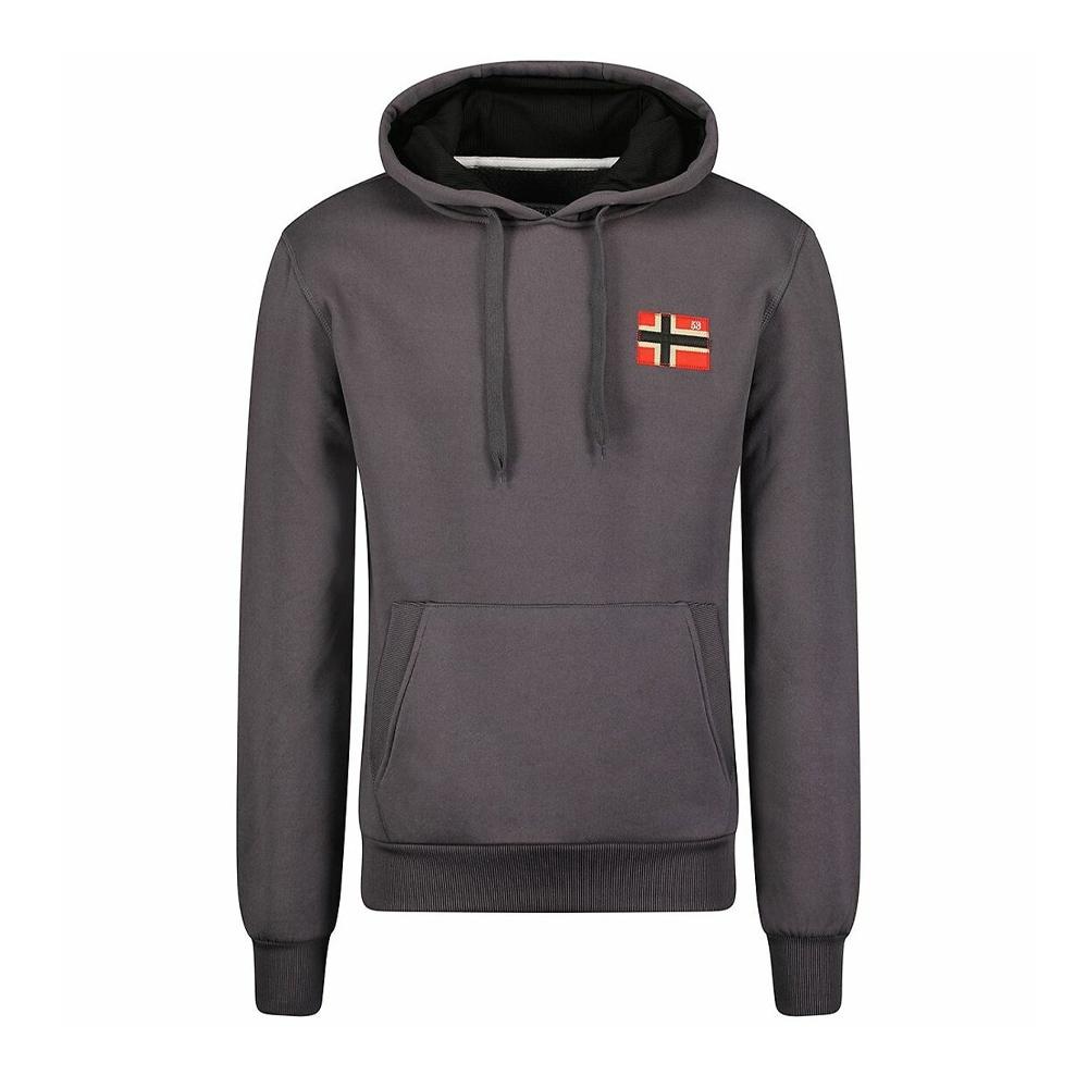 Camiseta de chándal Geographical Norway Grey Fondant para hombre barato
