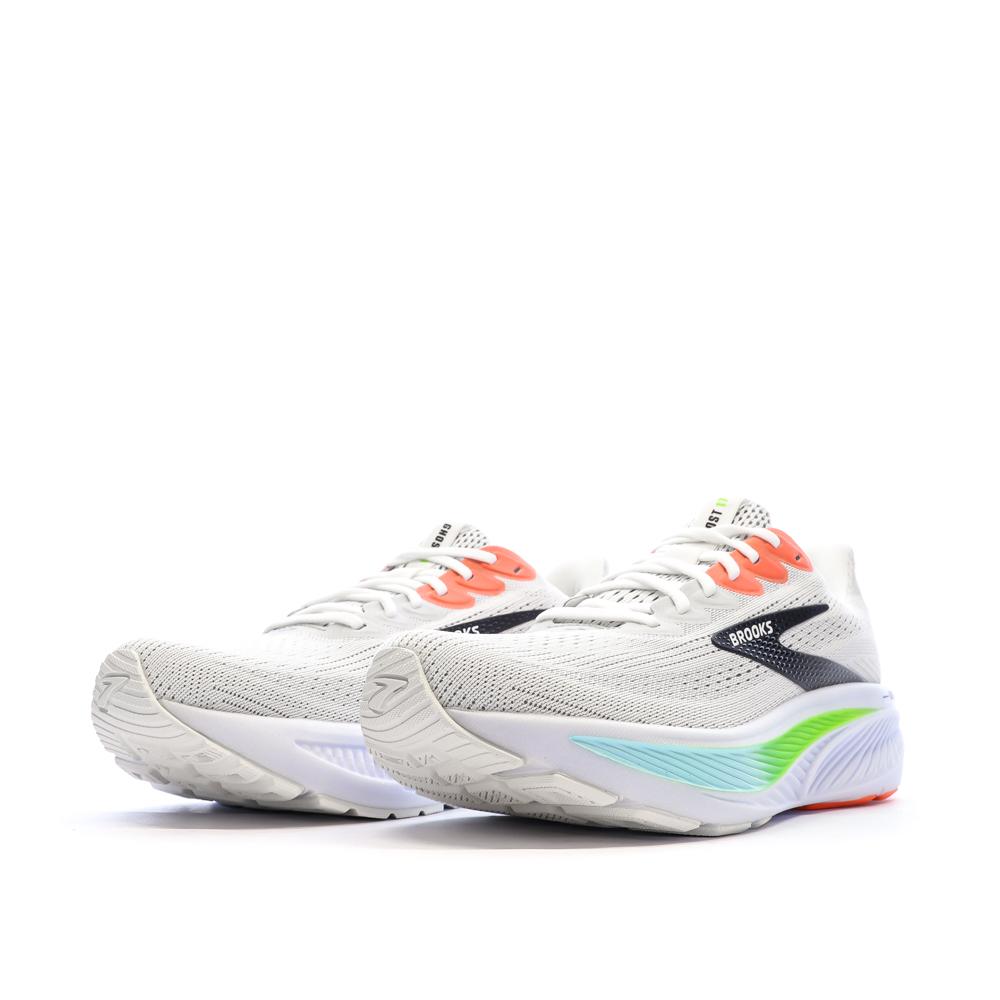 Zapatillas de running blancas para hombre Brooks Ghost 17 ver 6