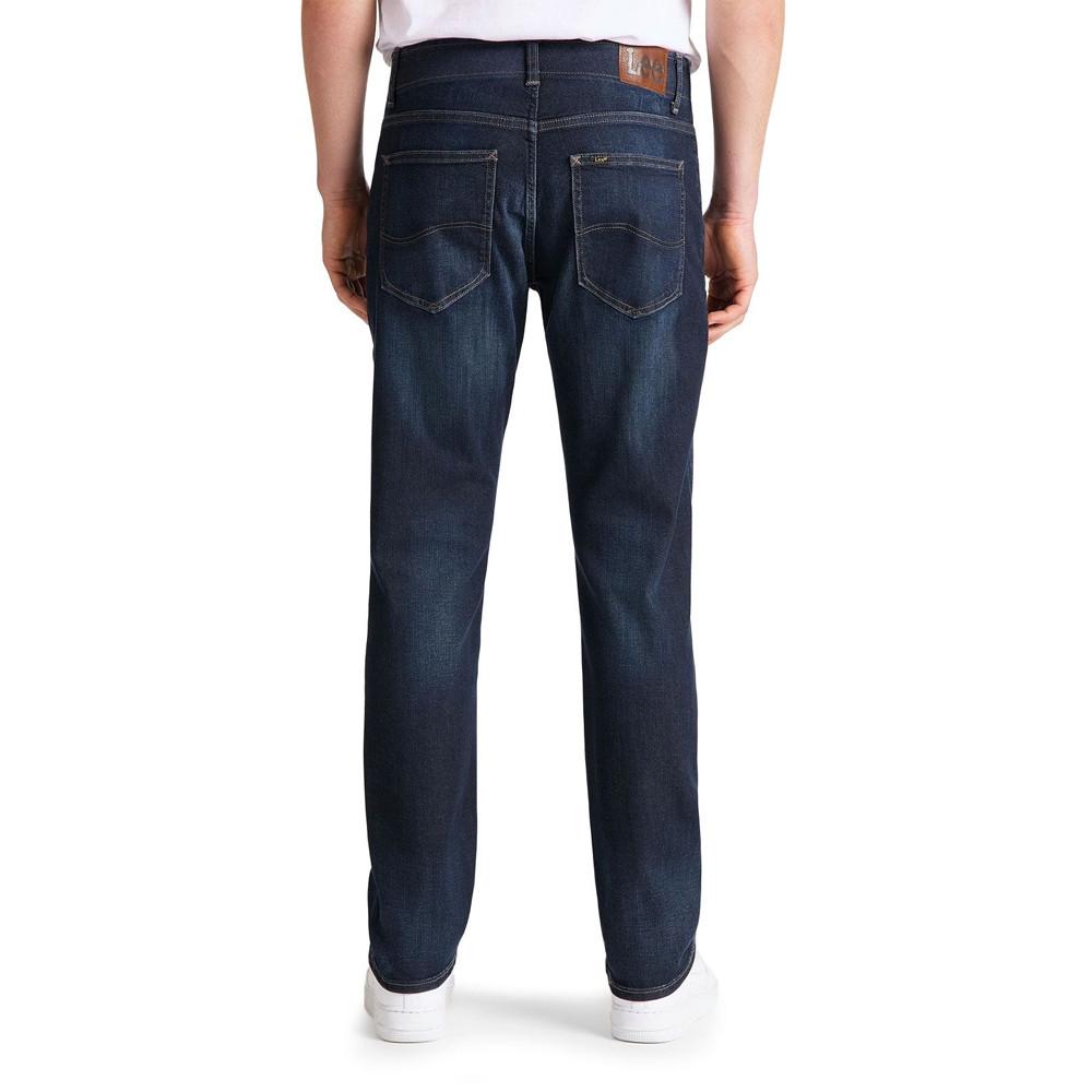 Vaqueros Lee Straight Fit Navy para hombre ver 2