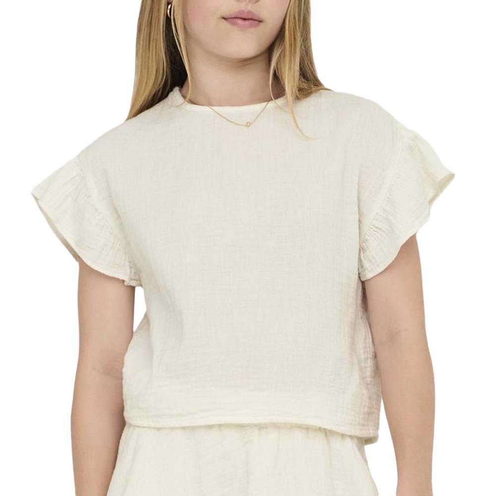 White Girl's T-Shirt Kids ONLY Kogthyra affordable