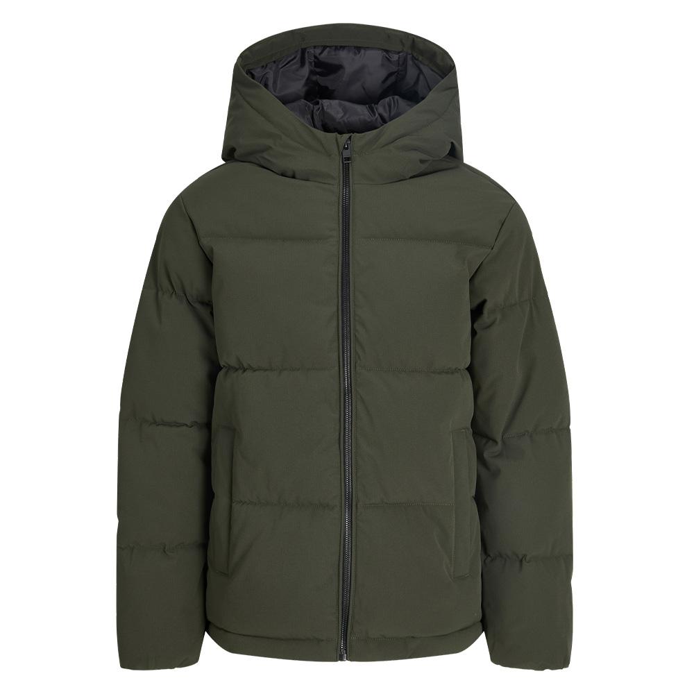 Doudoune à capuche junior kaki Jack & Jones Galaxy Puffer vue 2