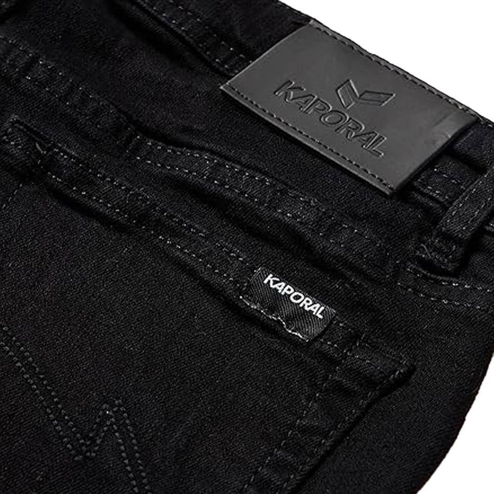 Jean Slim Noir Garçon Kaporal CEGOH vue 3