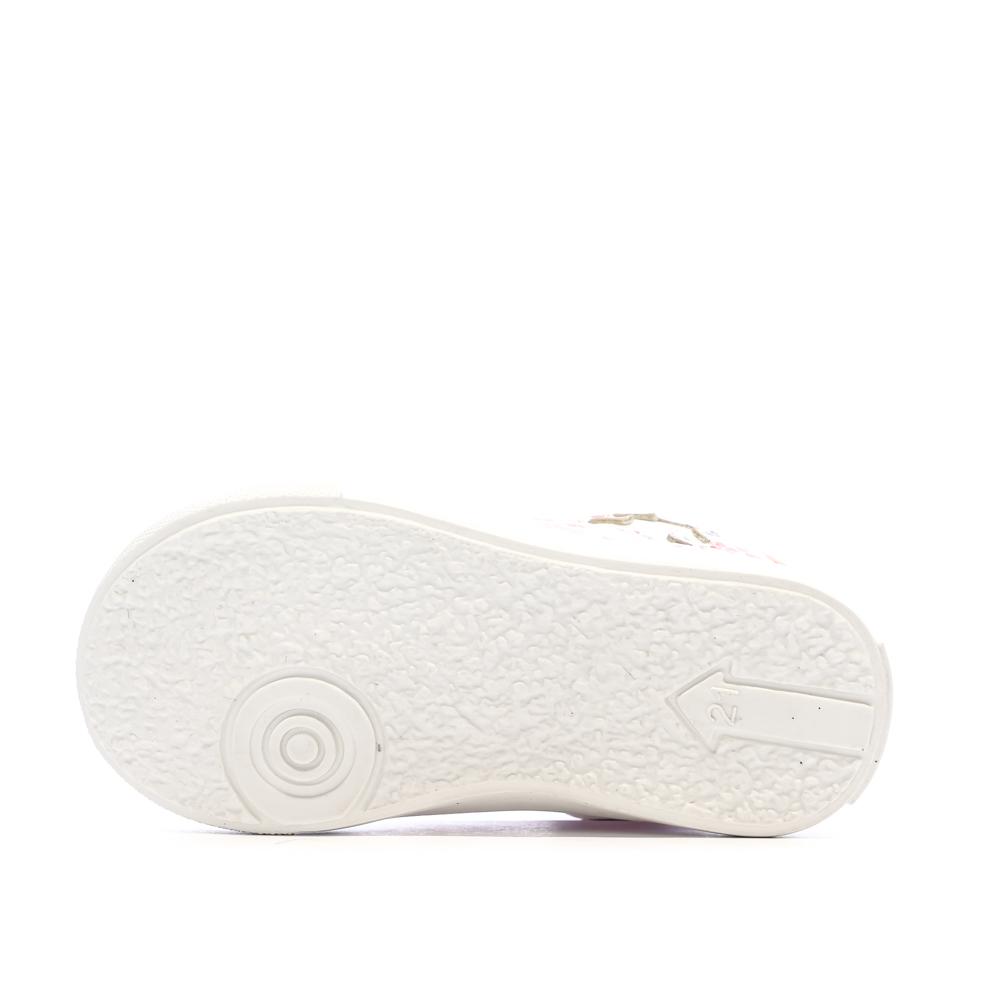 Weiß/Rosa Sneaker für Mädchen von Lulu Castagnette, Lenaig, Stiefelette Ansicht 5