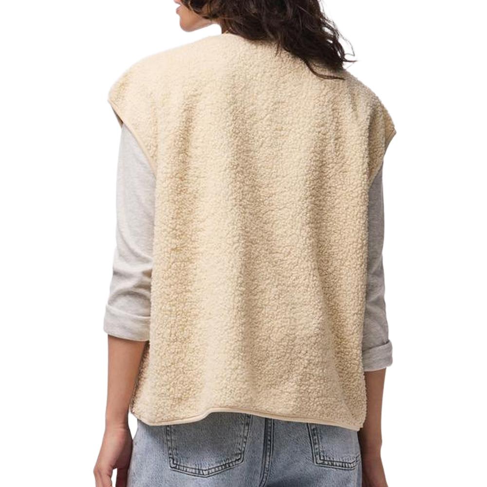 Ärmellose Weste, beige, Damen, Pieces Katty Ansicht 2