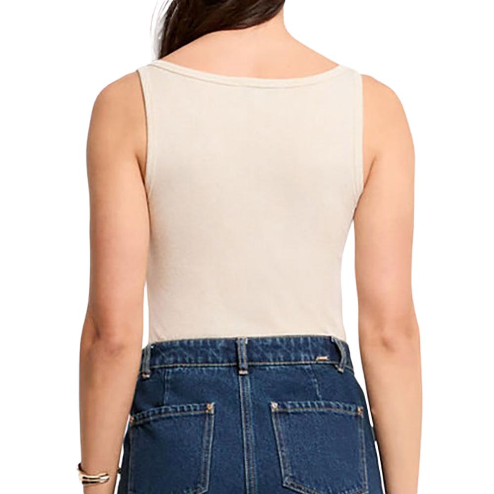 Morgan Women’s White Embellished Tank Top with Jewellery Photo of the Espace des Marques %store% store - view of %key%