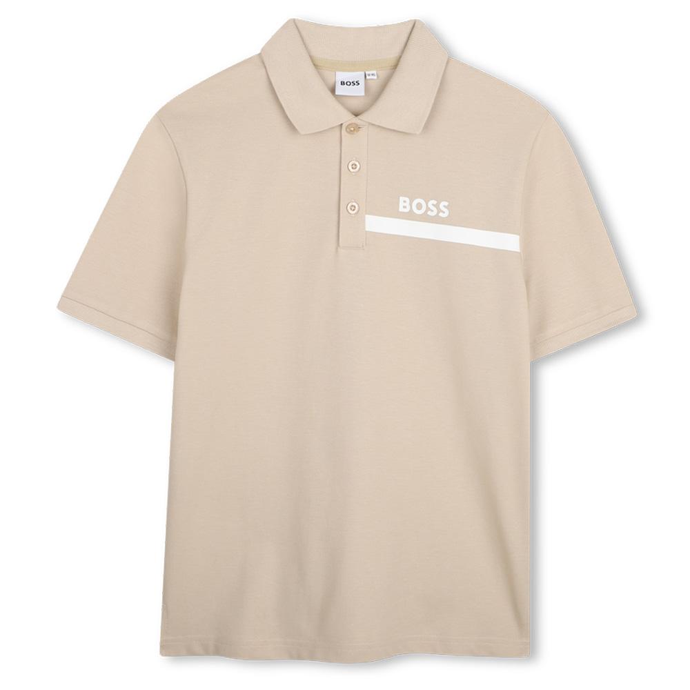 Beiges Polohemd für Jungen von Hugo Boss J52730 günstig