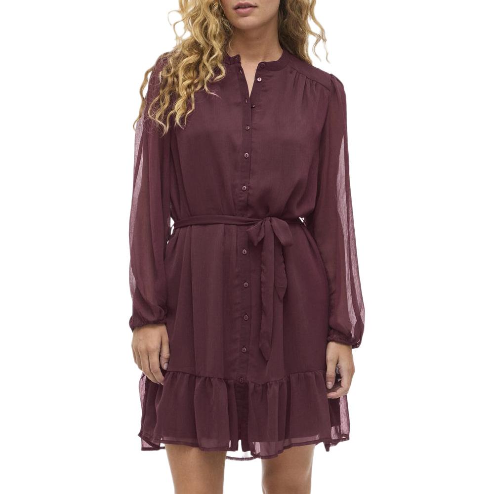 Robe Prune Femme Vila Falia pas cher