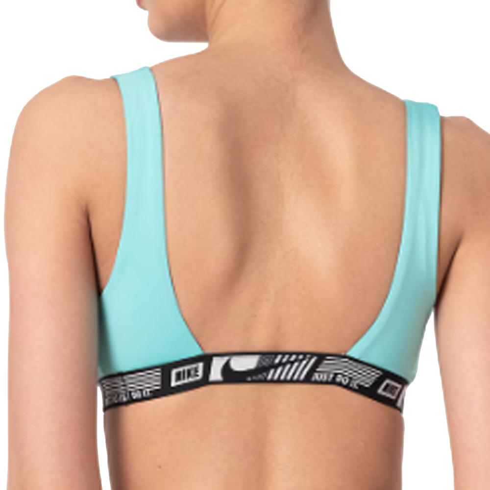 Top Nike Banded Bottom Verde, Mujer ver 2