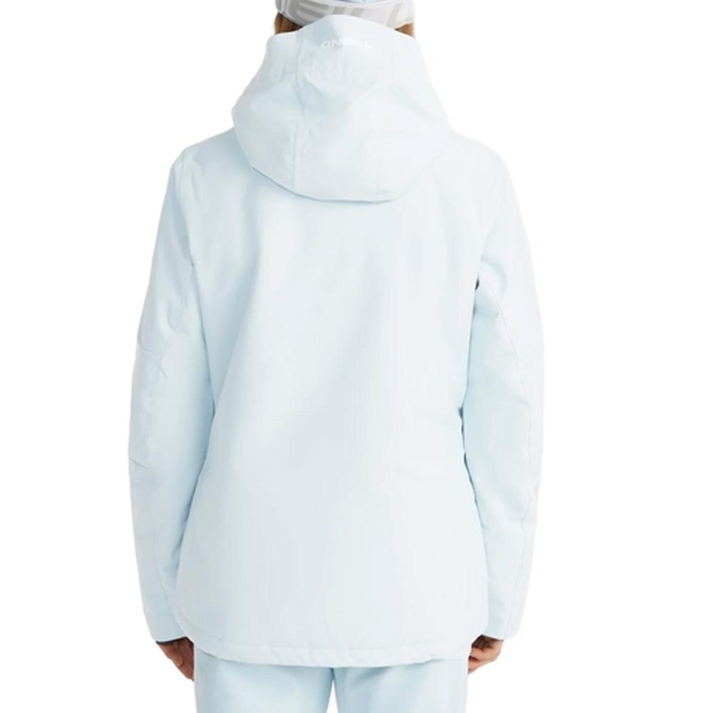 Chaqueta de esquí azul claro para mujer O'Neill Aplite ver 3