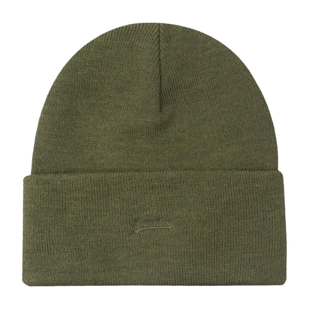 Bonnet Kaki Mixte Superdry Vintage Classic Beanie pas cher