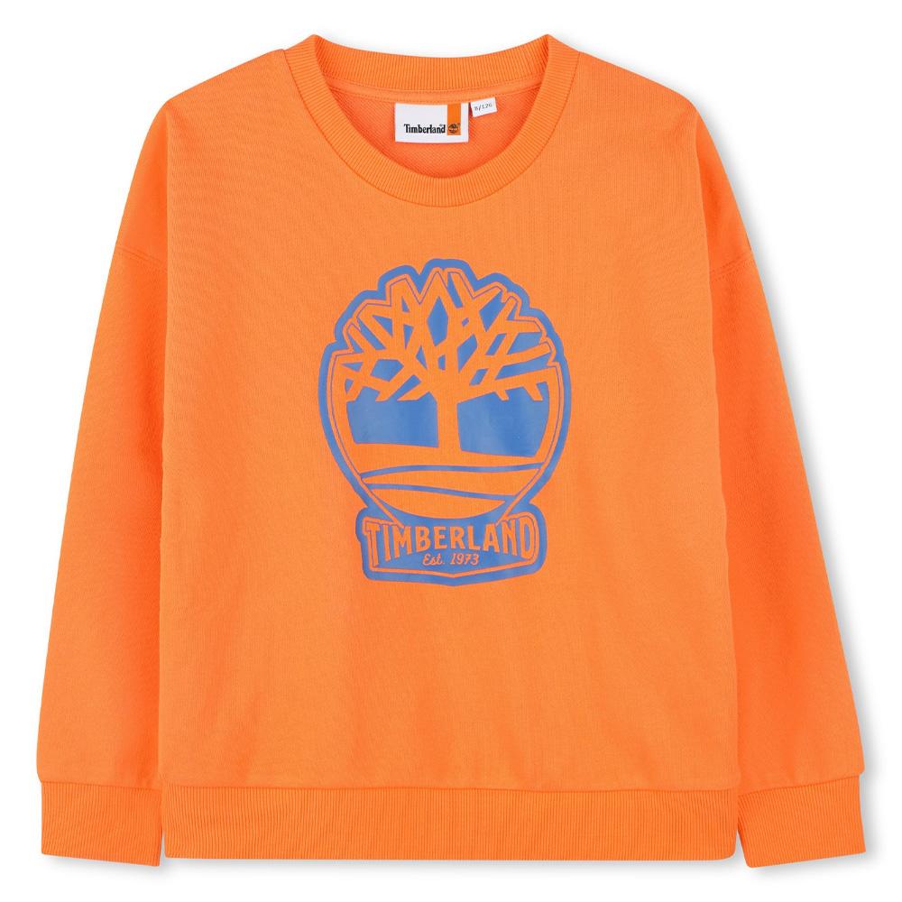 Sudadera naranja para niño Timberland T60444 Nectarine barato