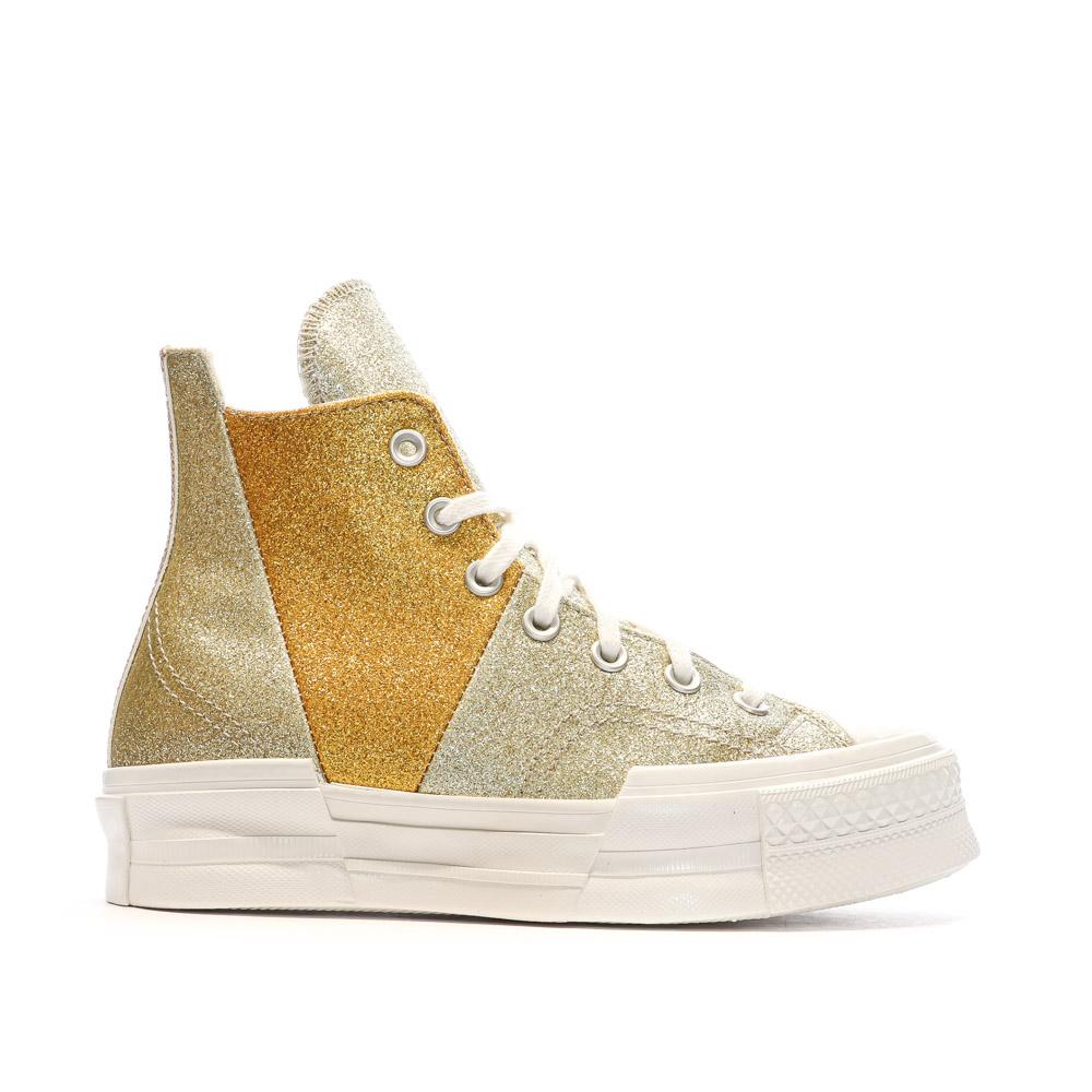 Converse Women's Gold Sneakers Chuck 70 Plus A08176C Photo of the Espace des Marques %store% store - view of %key%