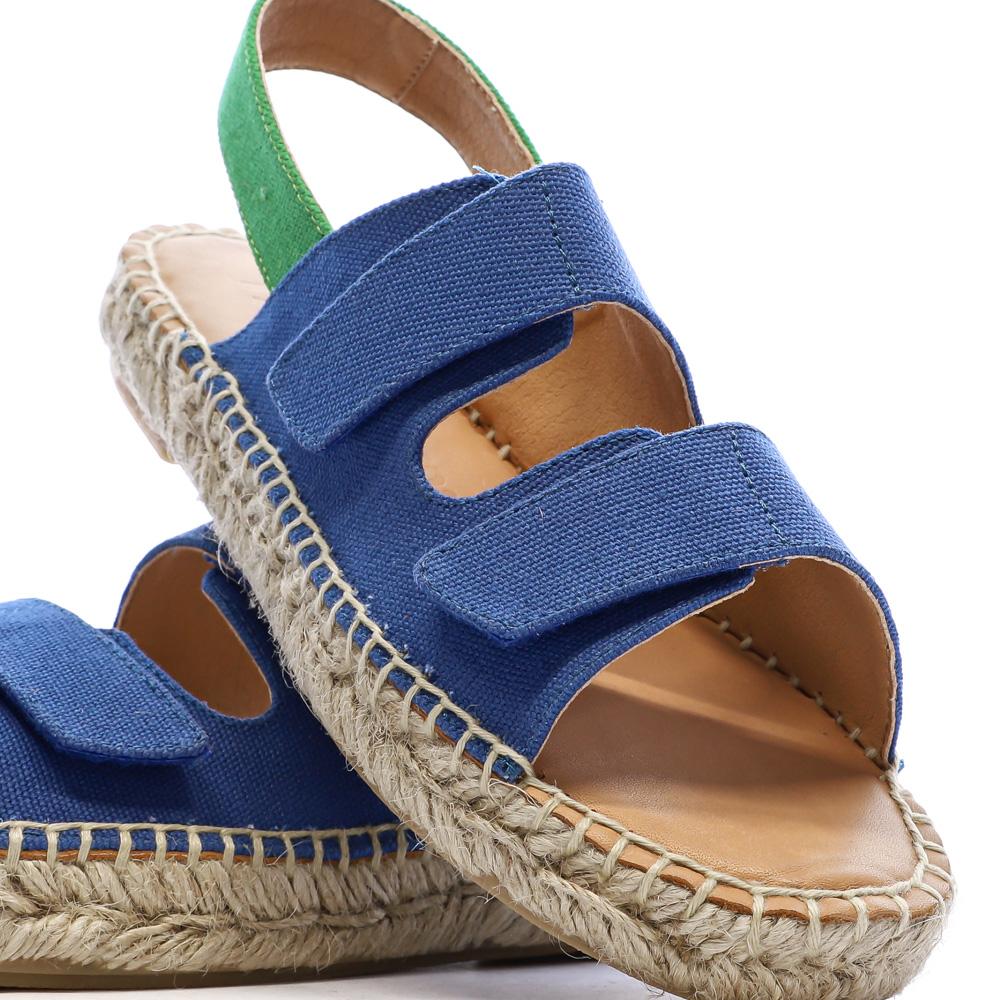 Sandales Bleu/Vertes Fille Pare Gabia Doris vue 7