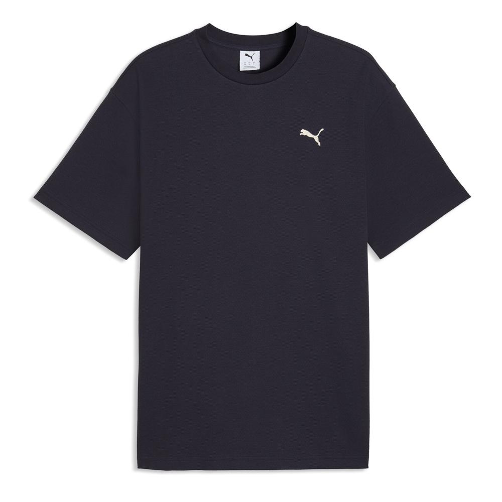 T-Shirt Oversize Bleu Marine Homme Puma Elevated pas cher