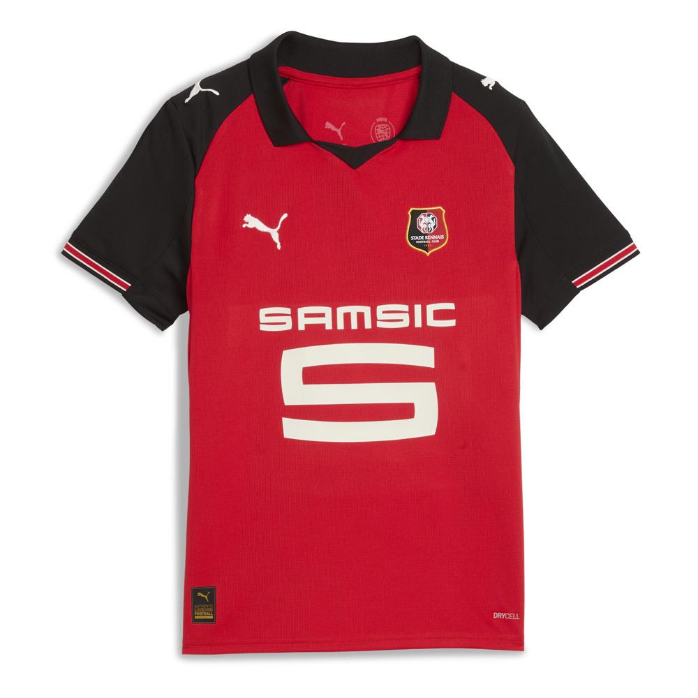STADE RENNAIS Fußballtrikot Rot/Schwarz für Jungen von Puma 25/26 günstig