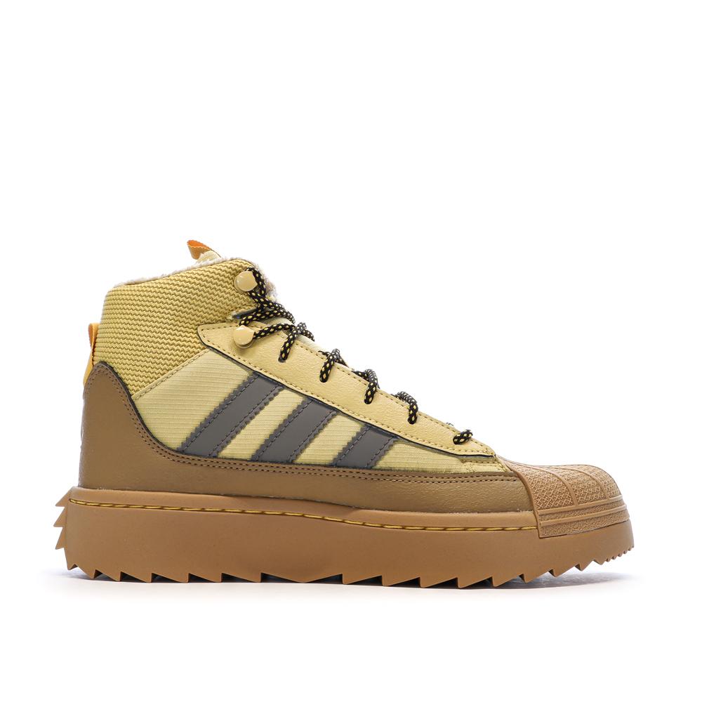 Camel/Gelb Damen Sneaker Adidas Superstar Winter Ansicht 2
