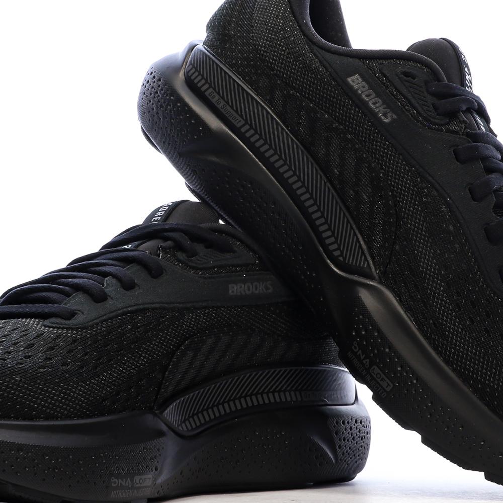 Women’s Black Running Shoes Brooks Adrenaline GTS 24 Photo of the Espace des Marques %store% store - view of %key%