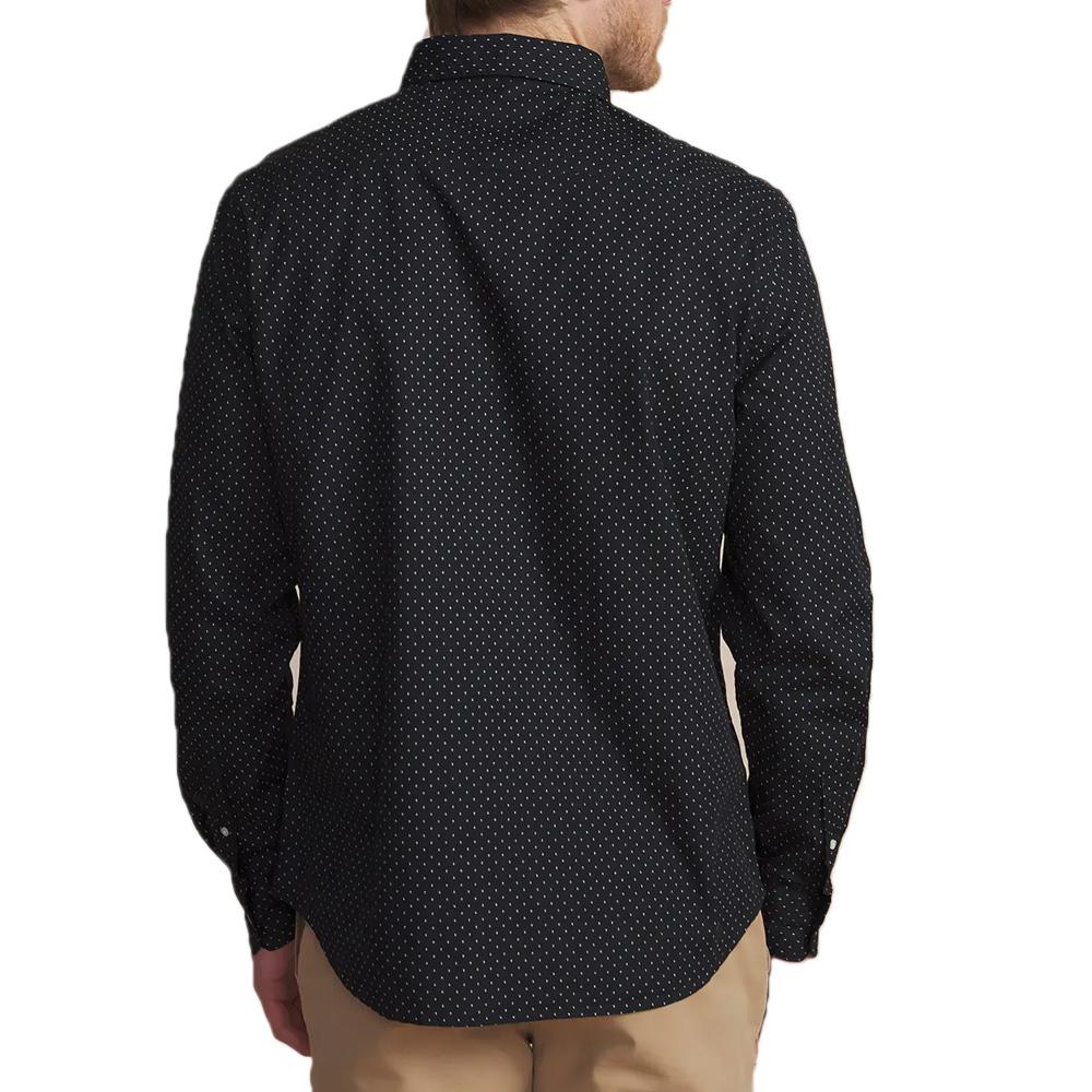 Camisa negra de lunares para hombre TBS WALIDCHE ver 2