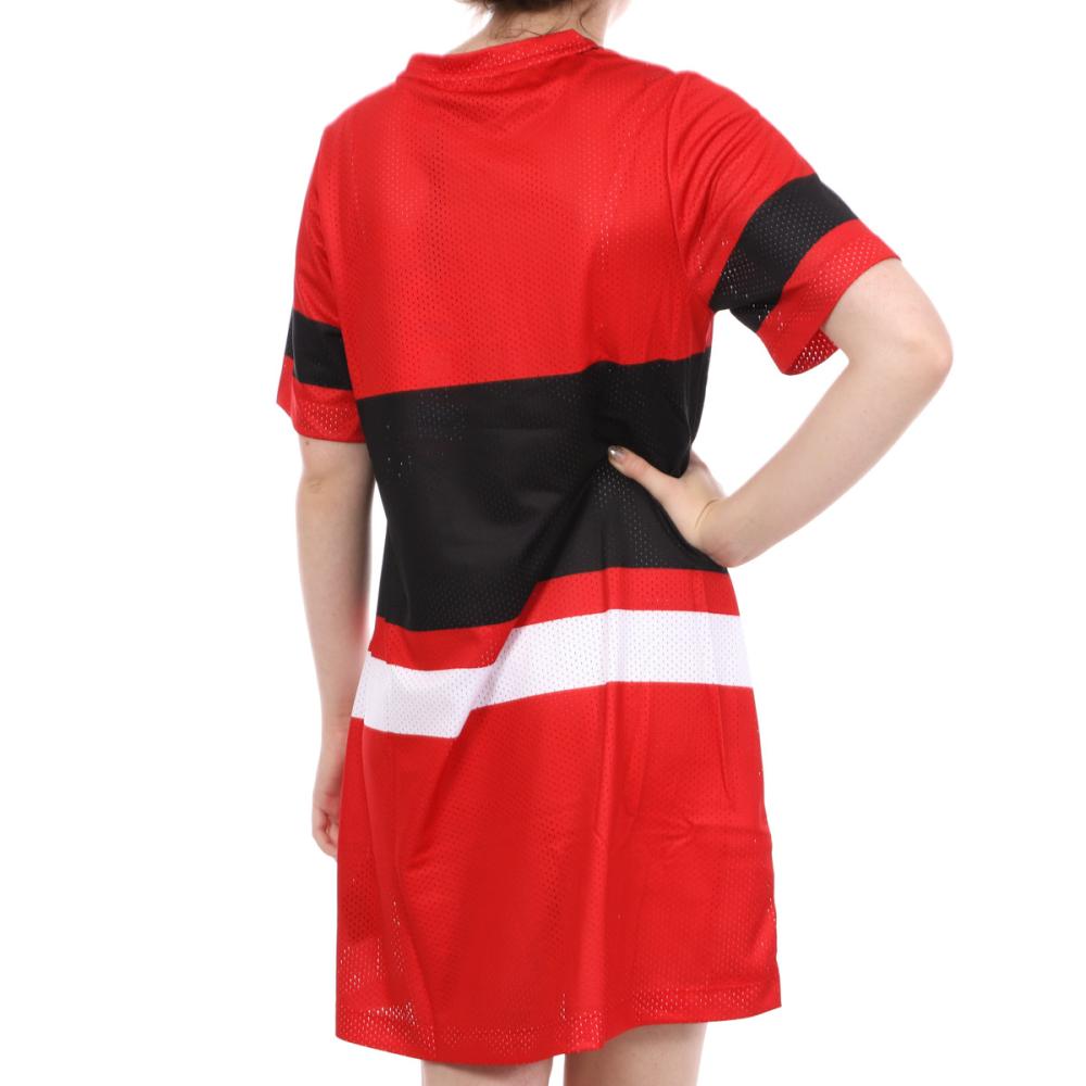 Rotes Trikotkleid Frau Supreme Grip Isee Ansicht 2