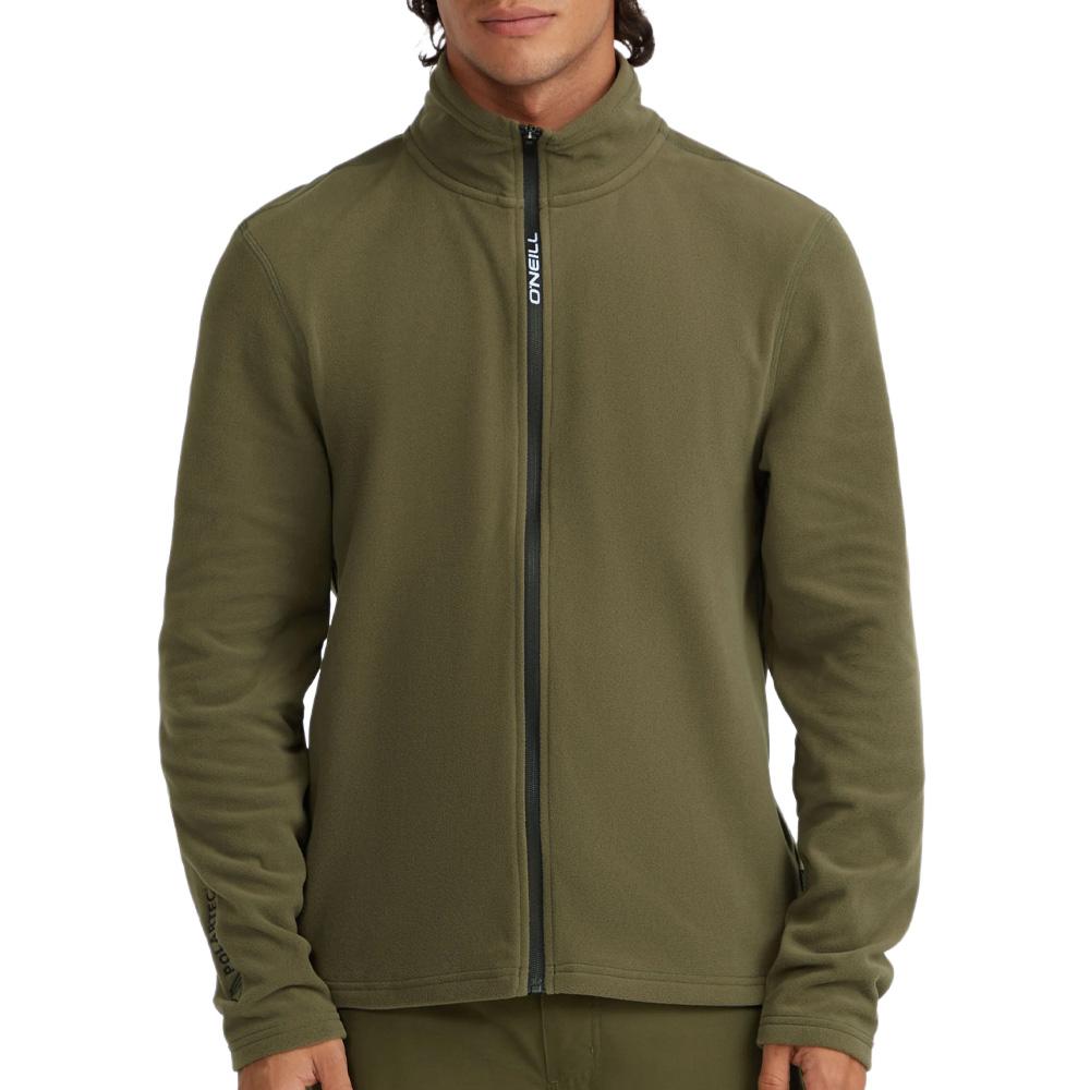 Polaire Zippée Kaki Homme O'Neill Polartec pas cher