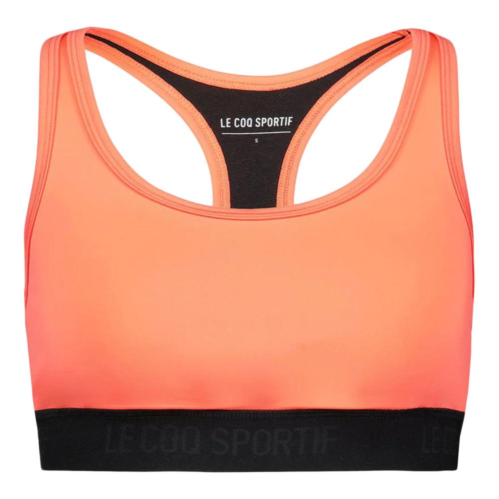 Sujetador Naranja/Negro Mujer Le Coq Sportif Training barato