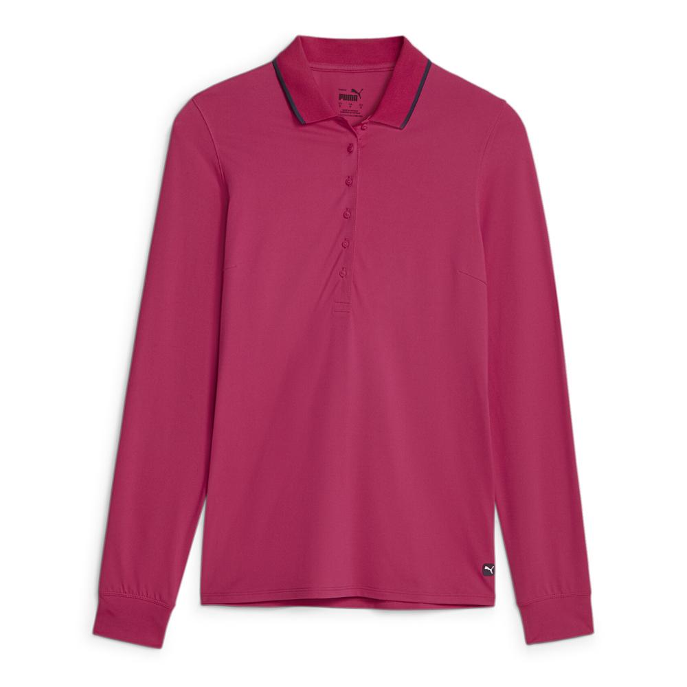 Women's Pink Polo Puma Longsleeve affordable