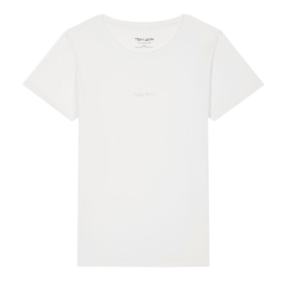 Teddy Smith Ribelle Women's White T-Shirt affordable