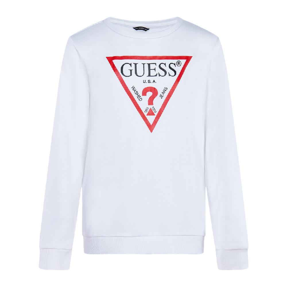 Sudadera blanca Guess para niño barato