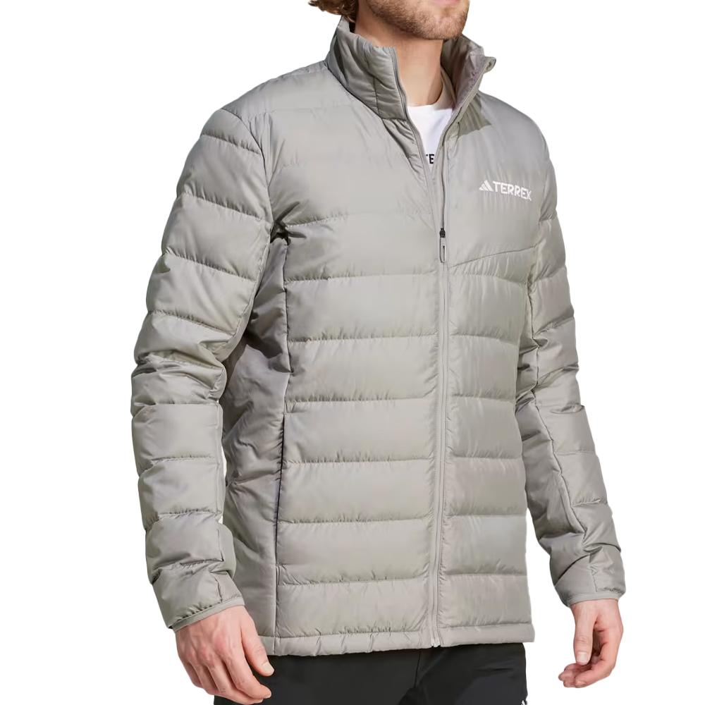 Doudoune Homme Gris Adidas Chaqueta de pluma barato