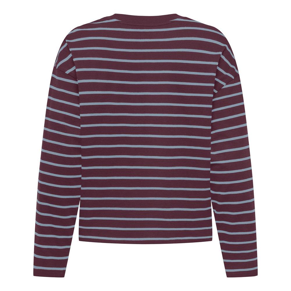 Langärmliges T-Shirt Braun/Blau für Damen von Only Happy Ansicht 2