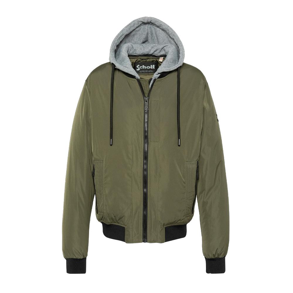 Schott Pastron Removable Jacket Khaki affordable