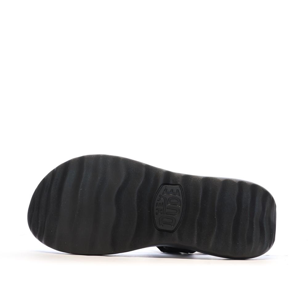 Hey Dude Carson Men's Black Sandals Photo of the Espace des Marques %store% store - view of %key%