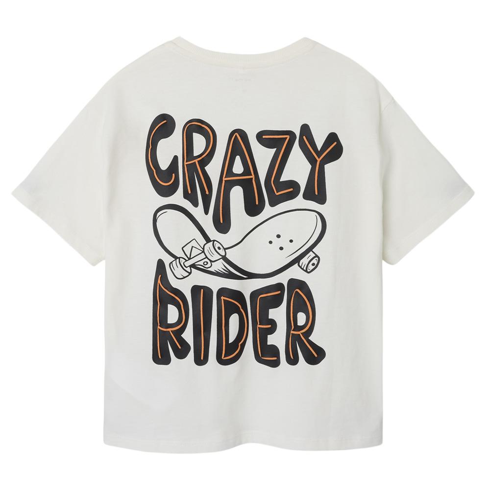 White Boy's T-Shirt Name it Loose Photo of the Espace des Marques %store% store - view of %key%
