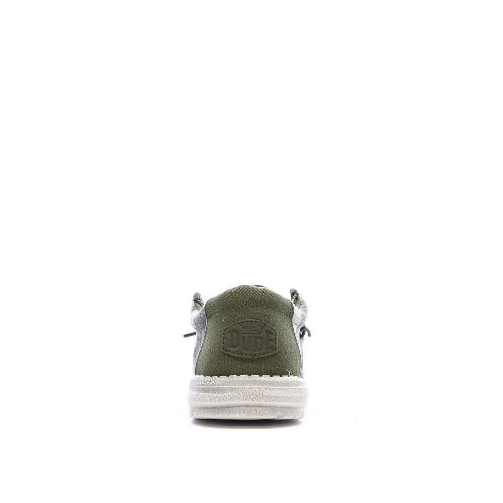 Hey Dude Camo Herren-Militärschuhe in Khaki Ansicht 3