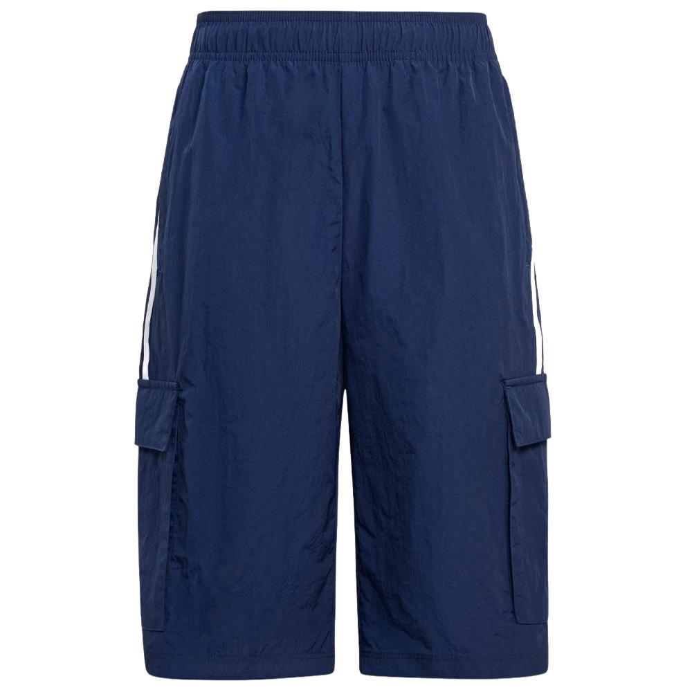Pantalón corto cargo azul marino para niño de Adidas ver 2