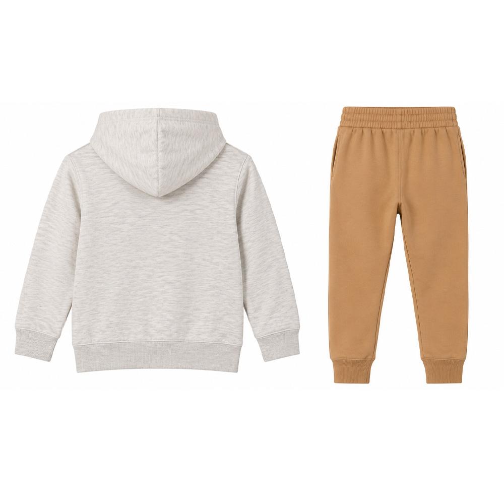 Champion Grey/Beige Boys’ Tracksuit: Hoodie and Joggers Photo of the Espace des Marques %store% store - view of %key%