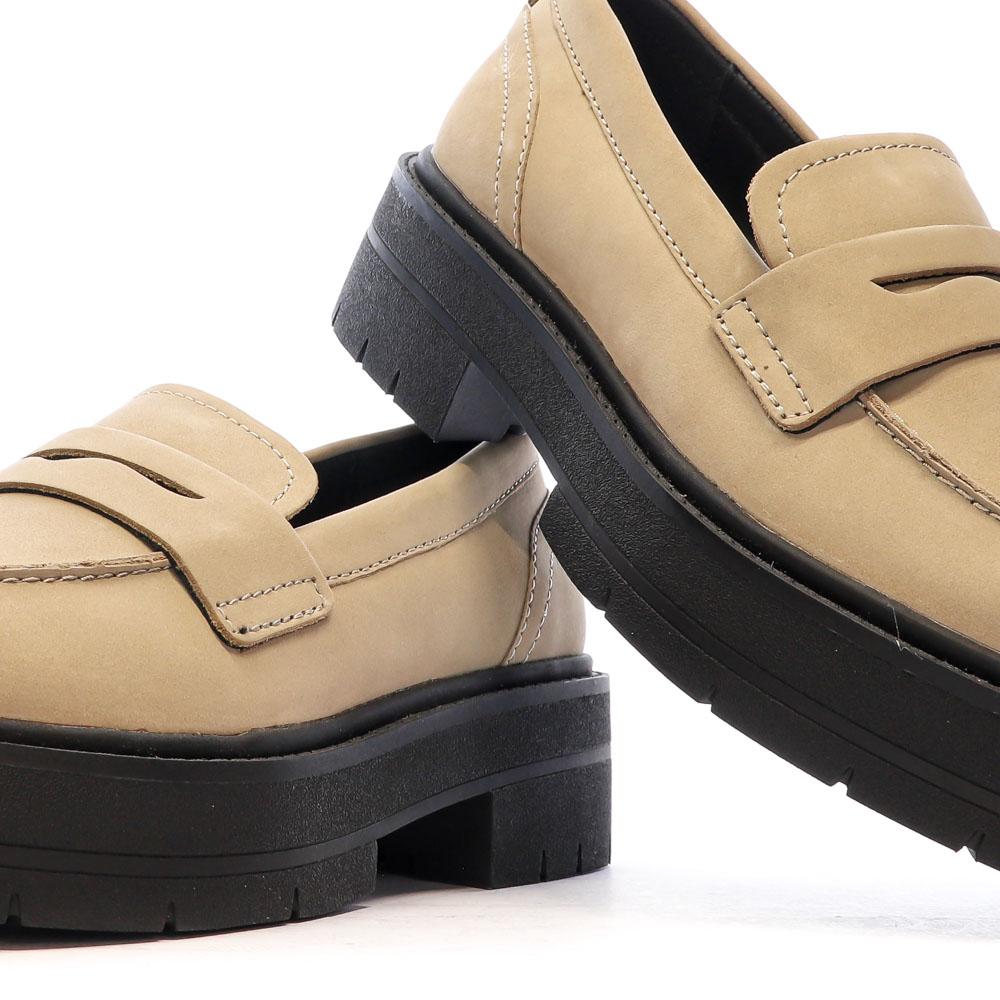 Geox Spherica Women's Beige/Black Loafers Photo of the Espace des Marques %store% store - view of %key%
