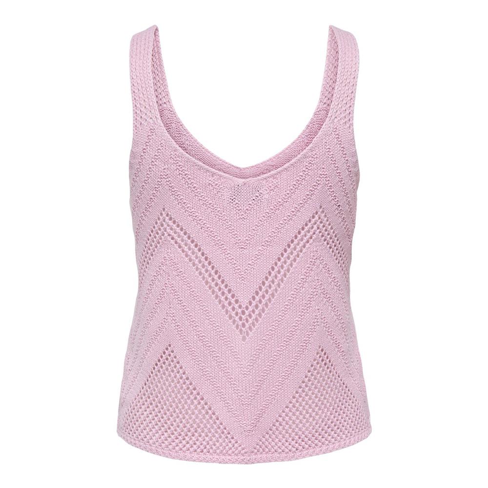 Women's Light Pink Crochet Top Jdy 15226348 Photo of the Espace des Marques %store% store - view of %key%