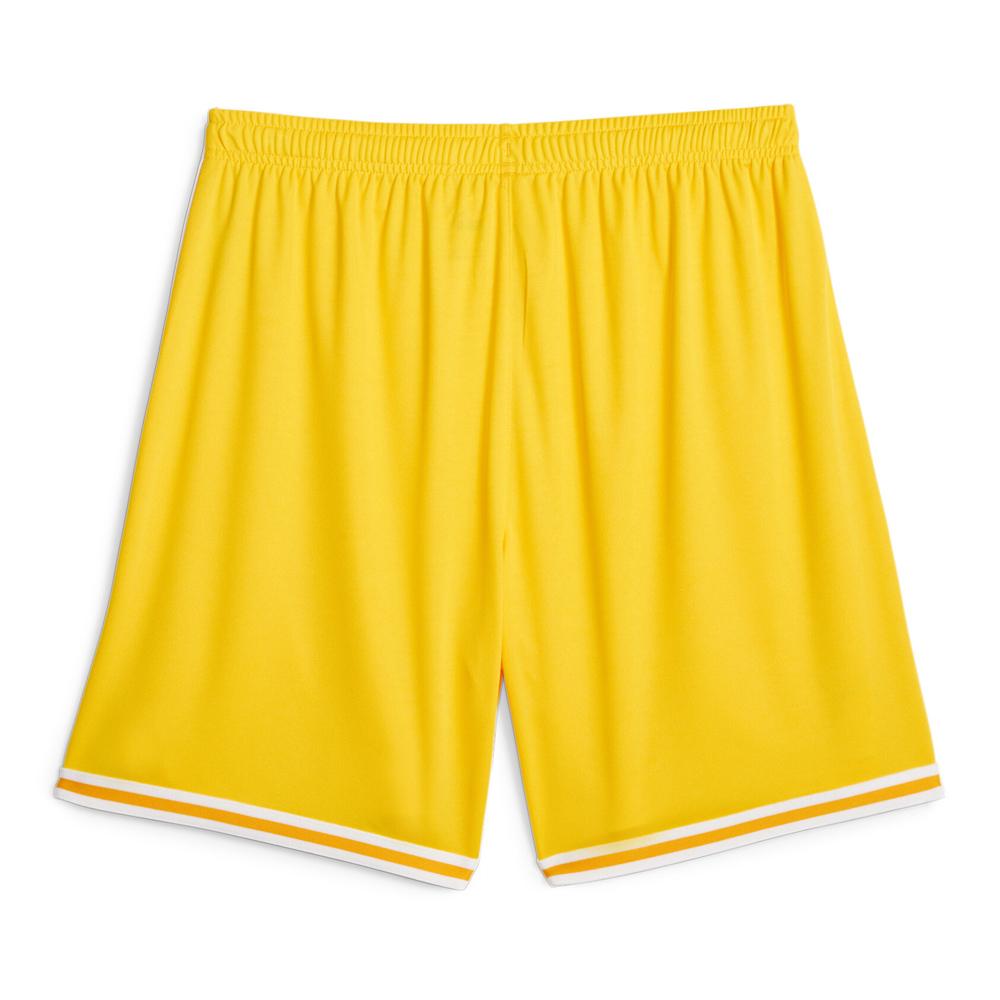Pantalón corto de baloncesto para hombre Puma Hoops Team Game Short amarillo ver 2