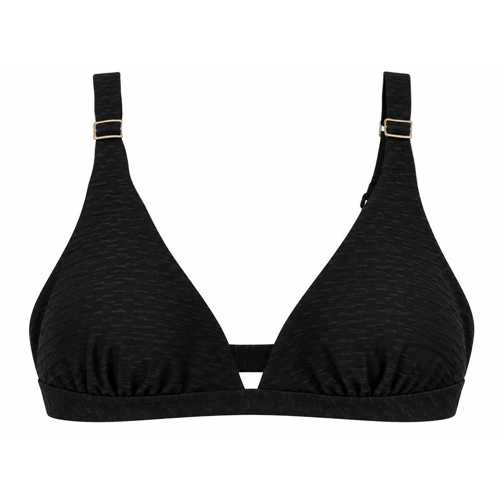 Top de bañador triangular negro para mujer «Grain de Sable» Diana barato