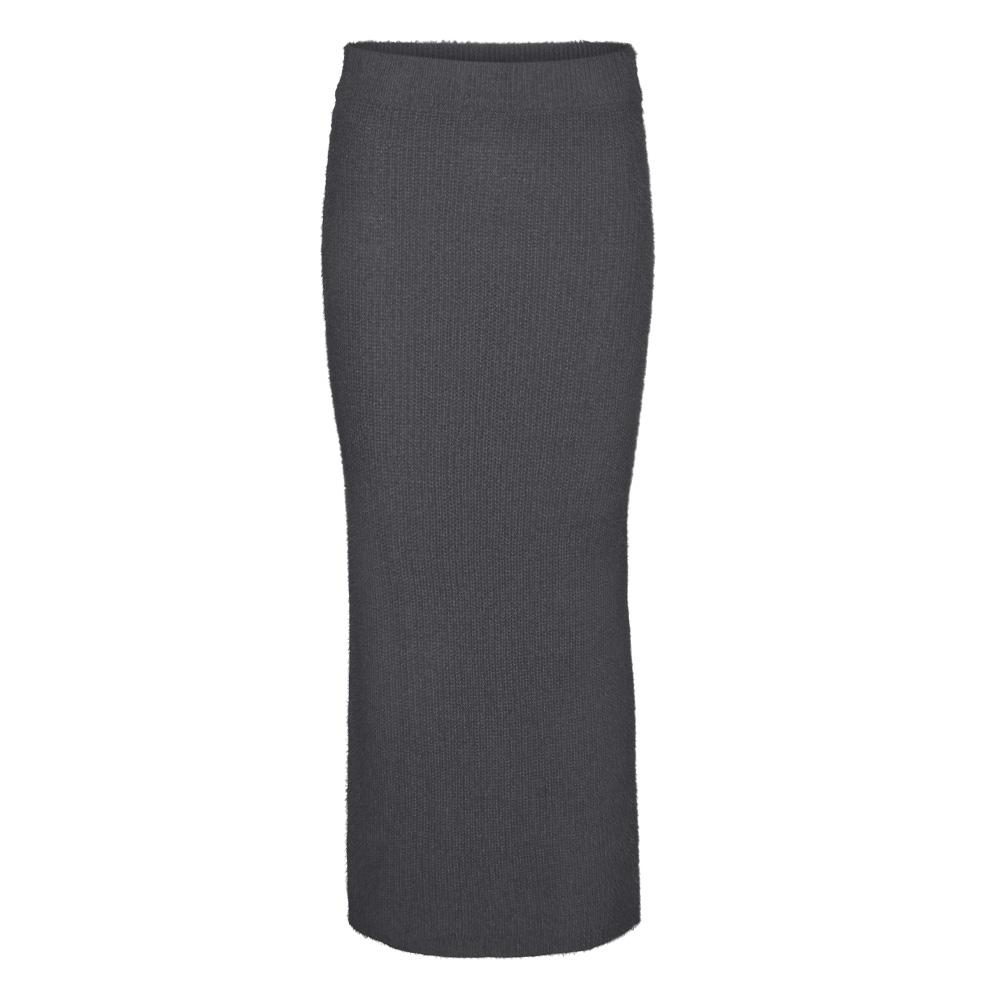 Jupe Longue Grise Femme Vero Moda Puff pas cher